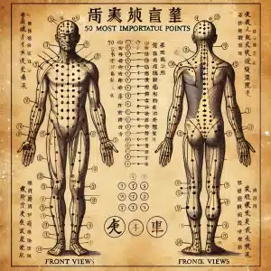 los 50 puntos de acupuntura mas importantes
